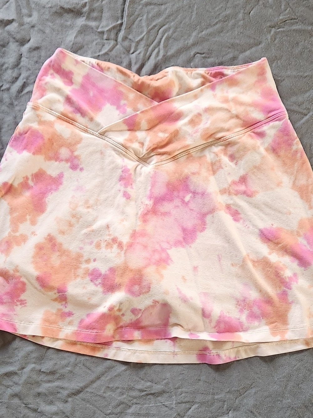 Pink Victorias Secret Pink & Peach Tie Dye Skorts WITH POCKETS!!